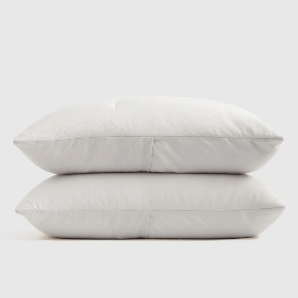 Quince Linen Set Of 2 Sand Essential Quilted Shams! --Standard (492)